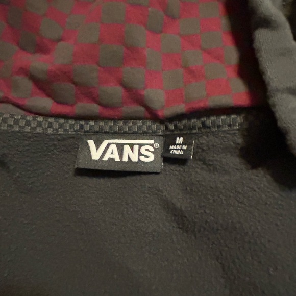 Vans Gray & Burgundy Hoodie Mens M - Picture 4 of 8